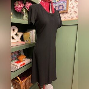 dressbarn Black Short Sleeve Dress
